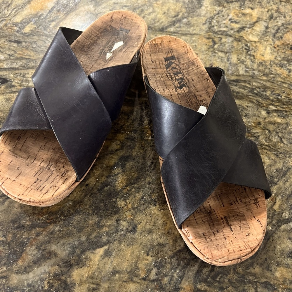 Korks Black slides